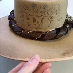 NEW ! boho Western Ruxpinsrags Rancher Clearance ❤️‍?Sale! Ruxpinsrags upcycled boho western rancher main image 3